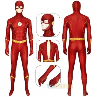 TF Cosplay Suit S6 Barry Allen 3D Printed Red Suit