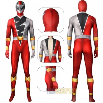 The Red Ranger Costumes Koh Ryusoul Red Power Ranger Cosplay Suit