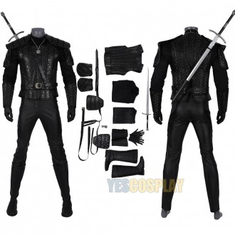 The Witcher Geralt Cosplay Costumes The Witcher TV Series Suit