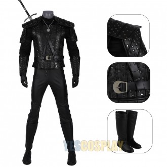 The Witcher Season 2 Geralt Cosplay Costumes