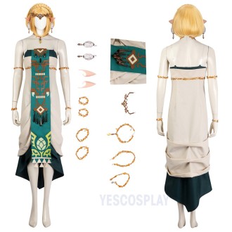 The Legend of Zelda 2 Cosplay Costumes Tears of the Kingdom Princess Suits