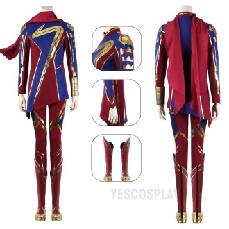 The Marvels Kamala Khan Cosplay Costumes Ms Marvel Suits For Halloween