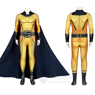 Kids Thunderbolts Sentry Robert Reynolds Cosplay Jumpsuit with Cape