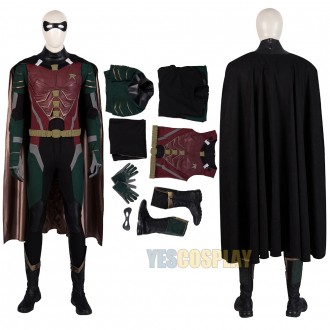 Titans Robin Cosplay Costume Dick Grayson Cosplay Suit