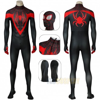 Ultimate Spider-Man Miles Morales Cosplay Costume Ultimate Spider Suit
