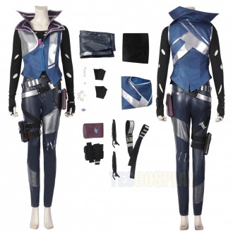 Game Valorant Fade Leather Cosplay Costumes