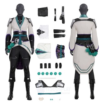 Sage Cosplay Costumes Valorant Sentinel Game Character Top-Level Design for Fans