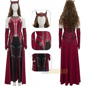 WandaVision Scarlet Witch Costume 2021 New Cosplay Suit