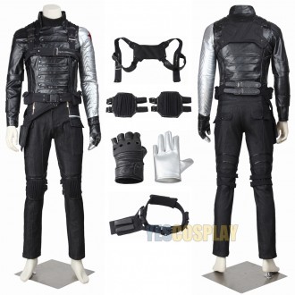 Winter Soldier Cosplay Costume Bucky Barnes Battle Suits
