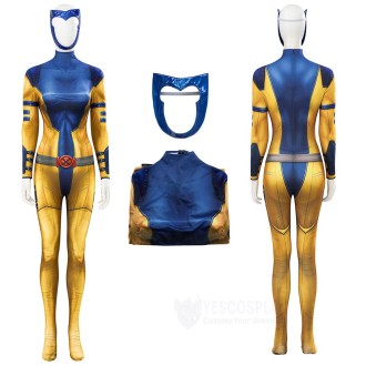 X-Men Cosplay Costumes Girl Jean Elaine Grey Cosplay Suit