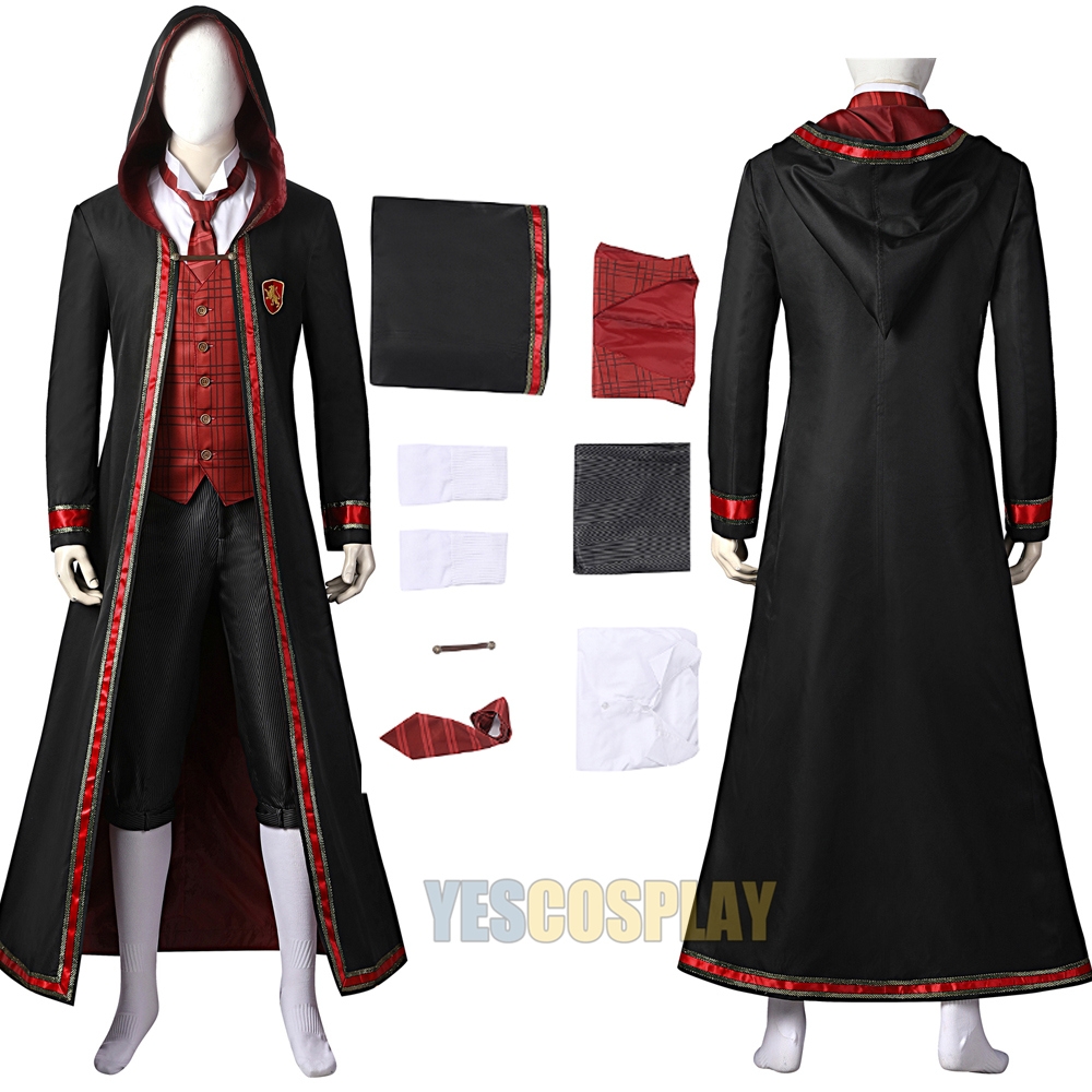 Costume de cosplay uniforme Poudlard Legacy Gryffondor fait main